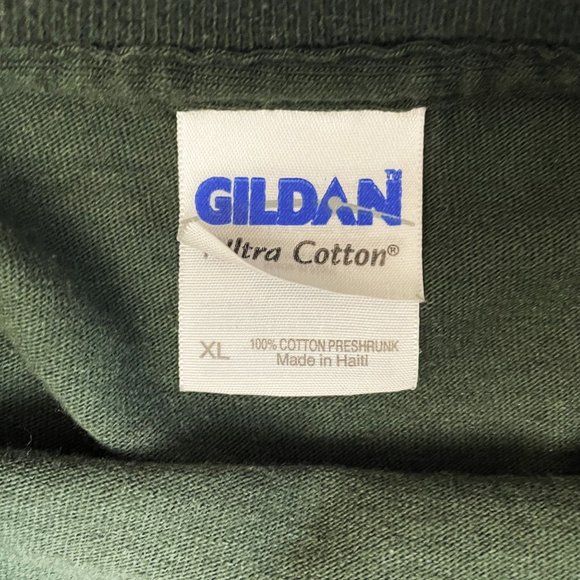 Quaker Steak Lube Shirt Mens XL Green Short Sleeve Muscle Car Cotton Pre-Shrunk - Picture 4 of 7